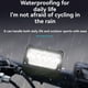 thumbnail image 5 of Luz Delantera Brillante para Bicicleta, 5 LED, Recargable, para Montaña, Scooter, 5 of 5