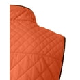 thumbnail image 6 of NE PEOPLE Women’s Quilted Vest – Lightweight Sleeveless Full Zip Up Casual Stand Collar Padding Gilet Jacket with Pockets NEWV40 Rust 2XL, 6 of 7