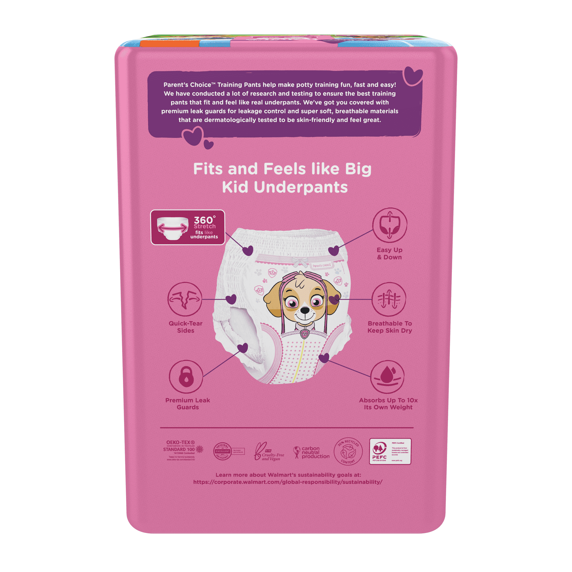 Paw Patrol Training Pants for Girls, 2T/3T, 48 Count (Select for More Options)