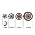 thumbnail image 2 of Replacement Rubber Mute TPR Rubber Roller Trolley Case Wheels Coated Wheel Rubber Casters 38MM/17MM, 2 of 8