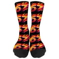 thumbnail image 2 of Kids Sports Socks Six Seven 6 7 Graphic Print for Kids Seasonal Athletic Crew Socks Comfortable Durable Socks for Youth, 2 of 3