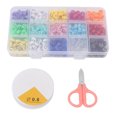 thumbnail image 3 of Smile Face Beads Colorful Smile Beads Resistente a la decoloración Hermoso para niños ANGGREK Otros, 3 of 8