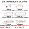 thumbnail image 6 of Velvet Sofa Cover for Living Room Thick Elastic Sofa Cover 1/2/3/4 Seater L Shaped Corner Sofa Cover Stretch Cover for Sofa (colour15,2 SEAT (145-185CM)), 6 of 7