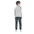 thumbnail image 5 of LOLANTA Boys Clothes Casual Camouflage 2 Piece Tracksuit Long Sleeve Sweatshirt Pants Sets, 5 of 6