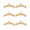 Gold, variant on IULAVP 6-Piece Crown Iron-on Applique, 13-Inch Embroidered Scroll Lace Vine Border Patch for Hats, Clothing, Costumes, Garment Sewing, DIY Craft and Edge Embellishment