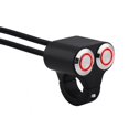 thumbnail image 3 of Rdeghly 7/8inch 22mm Motorcycle Handlebar Switch Headlight Brake Fog Light ON/OFF With Indicator Light Handlebar Double Control Switch Button Headlight, 3 of 8