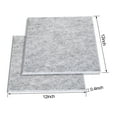 thumbnail image 3 of AGPtek 12pcs Acoustic Absorption Panel silver gray, 3 of 9