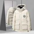 thumbnail image 2 of Chaquetas de plumón de invierno para hombre, con capucha para hombre y mujer, plumón grueso 2024, ropa de diseñador de lujo gruesa, relleno de plumón de ganso de primera calidad, 2 of 3