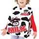 thumbnail image 5 of Disfraz de caja de cartón de leche, ropa, disfraz de cosplay para actuación en el escenario, juego de rol Para niños, 5 of 7