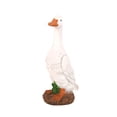 thumbnail image 6 of BZPIZ Desk Goose, Garden Porch Goose Statues, 9.8In Resin Real Concrete Porch Goose Decor, Outdoor Animal Sculptures & Statues, Perfect for Home Garden Stairs, Backyard, Farm, Patio, 6 of 7