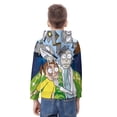 thumbnail image 2 of Rick And Morty Youth Hoodies Boys Girls 3D Printed Sweatshirt Fall Winter Clothes Long Sleeves Pullover Sweater L, 2 of 6