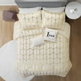 thumbnail image 3 of Intelligent Design Raina Metallic Printed Comforter Set in Ivory and Gold, 3 of 8