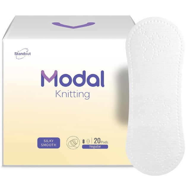 Panty Liners MODAL para mujer Toallas Sanitarias sin perfume 20 unidades