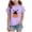 Purple, variant on Ulanda Kids Halloween Shirt Boys Girls Pumpkin and Black Cat Graphic Tees Toddler Halloween Short Sleeve Tops (Purple, 5-6 Years)