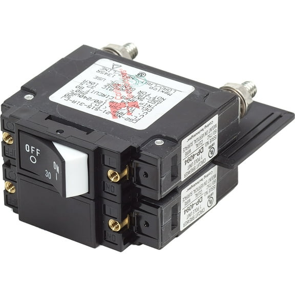 Blue Sea - 7466-BSS Circuit Breaker C2 Rkr RSD30A UL489 (1EA)