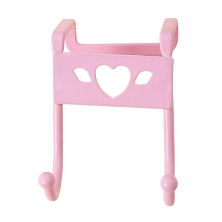 

nbuaila Hanger Hook 2 Hooks Strong Load-bearing Punch-free U-shape Clip Buckle Fall-resistant Traceless Hat Coat Hook Home Supply