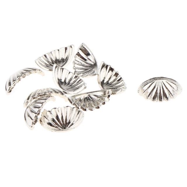 10pcs 1/6 Hardware Kits de Manija de Puerta de Plástico Kits de Manijas de Puertas en Miniatura de Accessoires - Plata CUTICAT Manijas de puertas de casa de muñecas