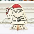 thumbnail image 4 of Fufafayo under $5 Christmas Decorations, Wooden DIY Painting Craft Kit, Educational Childrens Toys, Holiday Wood Ornaments for Tree, Festive Art Project for Family Activities, 4 of 6