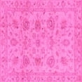 thumbnail image 1 of Ahgly Company Indoor Square Oriental Pink Traditional Area Rugs, 3' Square, 1 of 4