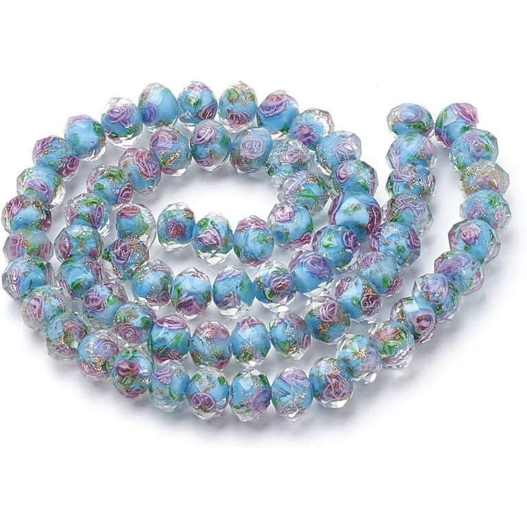 8mm Glass Deep Color Beads Spacer Beads For Jewelry Making DIY Necklace  Bracelet Handmade Accessories