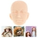 thumbnail image 4 of Cabeza de maniquí de pestañas, cabeza de maniquí de plástico, maniquí de entrenamiento, cabeza plana para práctica de maquillaje y extensión de pestañas, cabeza de maniquí con cara de muñeca, 4 of 8