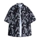 thumbnail image 1 of Camisetas de manga corta con estampado hawaiano Stly de verano para hombres y mujeres Fridja hj5088, 1 of 4