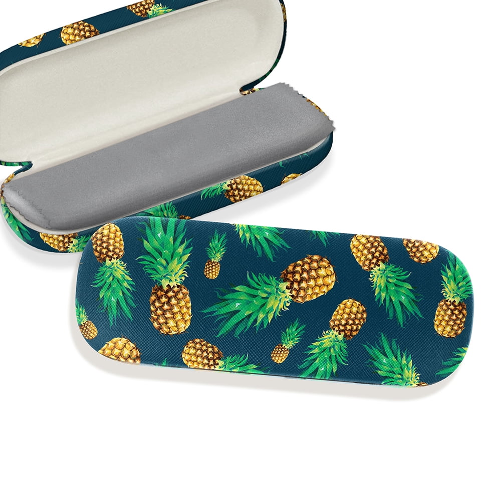 WIRESTER Durable Hard Clamshell Eyeglass Case with Microfiber Cloth