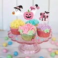 thumbnail image 2 of Foowztao Decoraciones para Cupcakes de Halloween 24 piezas Fantasma Rosa, 2 of 6
