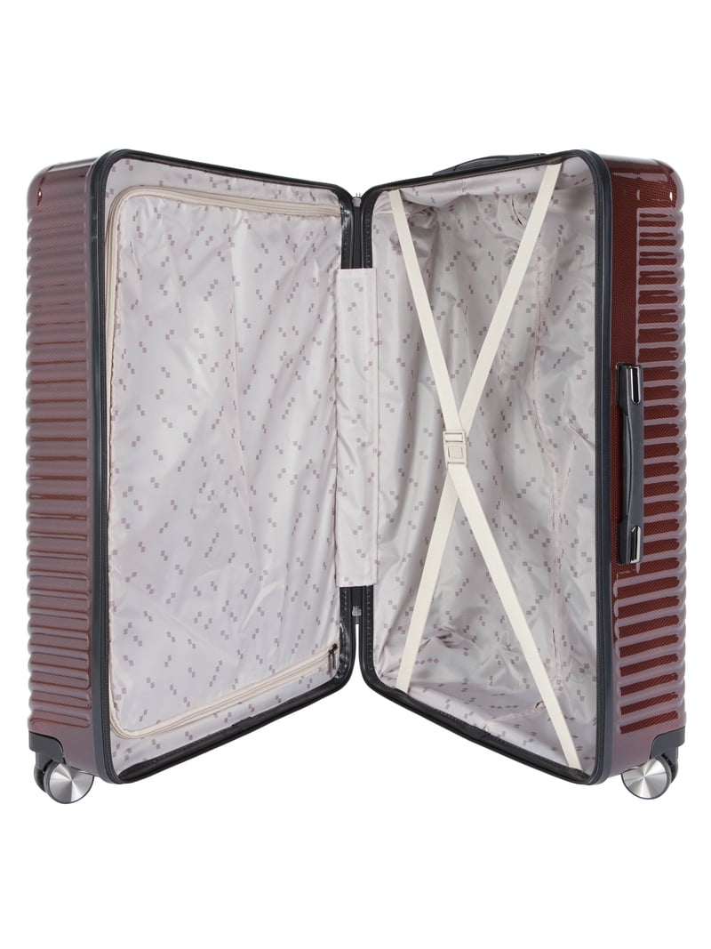 Ecotech Veer 28-inch Hardside Spinner Luggage, Chocolate, Durable
