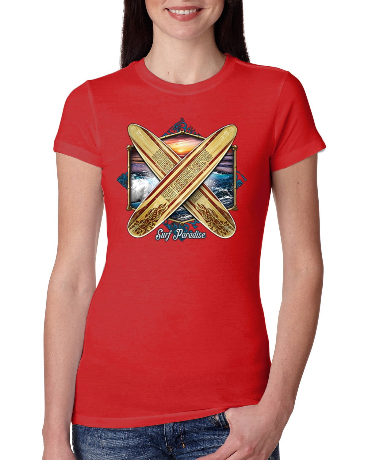 Sports Womens Slim Fit Junior Tee 