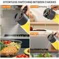 thumbnail image 2 of Fusion Oil Sprayer for Cooking, 2025 Large Advanced Olive Oil Dispenser Bottle,500ml/17oz Glass Olive Oil Sprayer,2 in 1 Even Spray with Portion Control for Kitchen, Air Fryer, Salad, BBQ - Black, 2 of 9