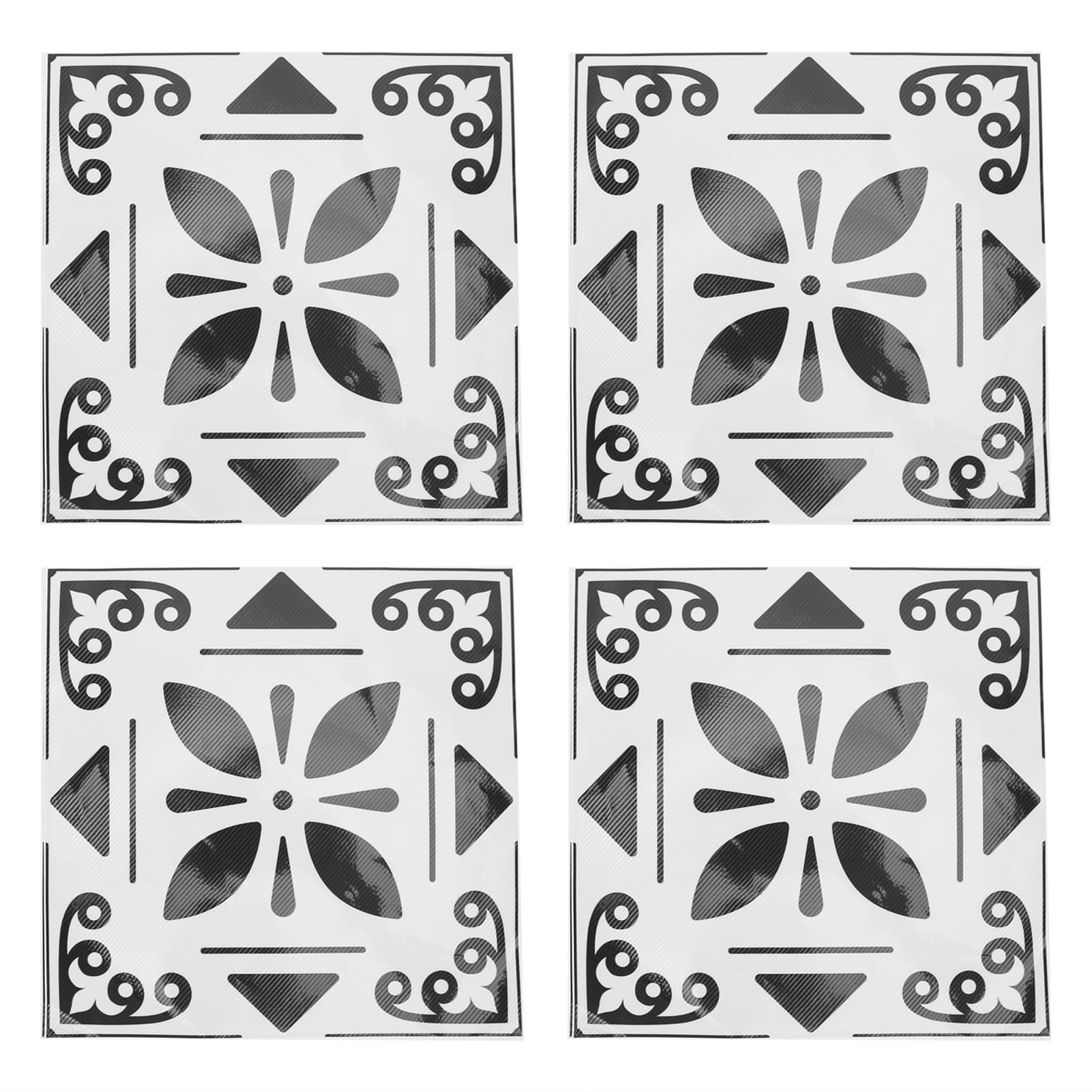 Tile Stickers, Scratch Resistance Peel And Stick Floor Tile For Stairs For Bathrooms For Kitchens