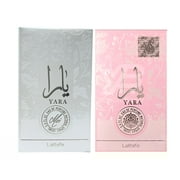 Lattafa for Women 2 Piece Eau de Parfum Gift Set (Asad+ Yara Moi) 3.4 Ounce/100 ml each