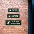 thumbnail image 3 of Standard Plus Please Knock Before Entering Door or Wall Sign | Business and Workplace Signage -Small, 3 of 9