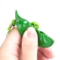 thumbnail image 3 of Squeezing Edamame Toy 3pcs Infinite Squeezing Edamame Bean Pea Keychain Pendant Ornament Stress Relief Decompression Toys, 3 of 5