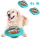 thumbnail image 2 of Juguetes interactivos para perros, pelotas de golosinas para perros, juguetes dispensadores de comida para perros, perros de tamaño mediano que persiguen y juegan (azul), 2 of 5