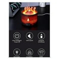 thumbnail image 5 of Smoke Ring Volcanic Flame Diffuser 360Ml Aromatherapy Essential Oil Diffuser Air Humidifier (A)EU Plug, 5 of 5