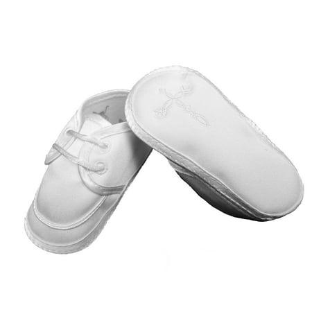

Boys Satin Shoe with Embroidered Celtic Cross (Baby)