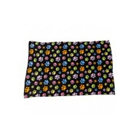 Spot Snuggler Rainbow Pawprint Blanket Black 1 Each/40 In X 60 in