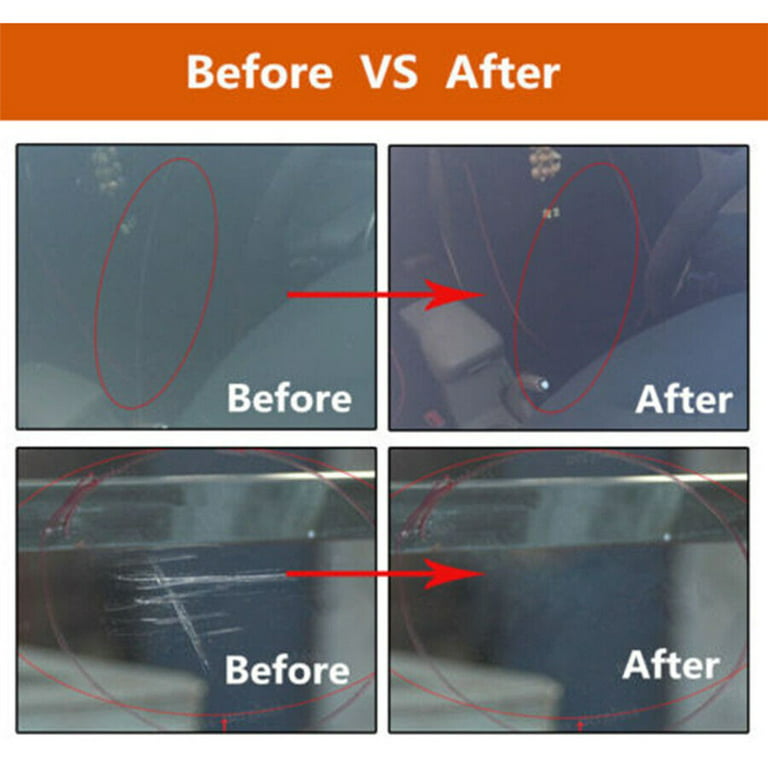 8/10pcs Car Glass Polishing Tool Windshield Scratch Repair Kit Car