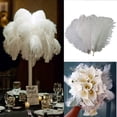 thumbnail image 4 of 5 piezas de plumas de avestruz naturales de 35-40 cm, centros de mesa para bodas, decoración del hogar, 4 of 5