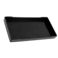 thumbnail image 3 of 10X Plastic Rectangular Design Lunch Food Tray Salver Black, 3 of 4