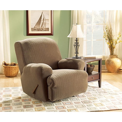 NEW Sure fit metro gray recliner slip cover slipcover  in package 