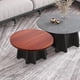 thumbnail image 5 of Mesa de comedor redonda de madera, ideal para bricolaje, ideal para el hogar, la oficina, el comedor, la cocina y los restaurantes, 40 cm, 5 of 8