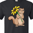 thumbnail image 4 of Inktastic Cute Chipmunk with Sunflower T-Shirt, 4 of 5