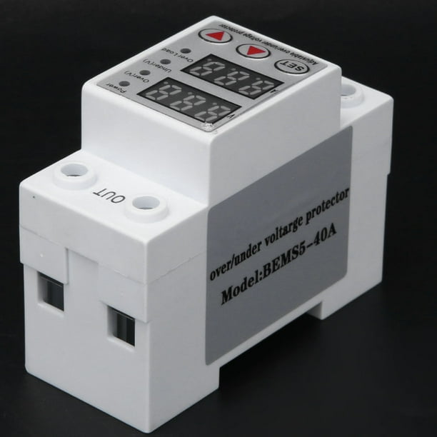 Protector de voltaje, BERM @ BEMS5-40A Medidor de voltaje de 230 V Medidor de corriente Diseño elevado