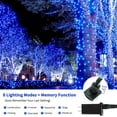 thumbnail image 3 of IBAOLEA 105FT 300LED Christmas String Lights Outdoor Indoor, Christmas Lights Xmas Tree Lights for Christmas Decorations Holiday Party, 8 Modes Blue Blue, 3 of 8