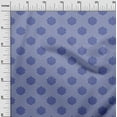 thumbnail image 3 of oneOone Cotton Poplin Grayish Purple Fabric Asian Block Print Dress Material Fabric Print Fabric By The Yard 56 Inch Wide, 3 of 4