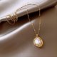 thumbnail image 3 of Collar de Perlas Irregulares, Collar Ligero, Accesorios de Nicho de Lujo, Collar Irregular de Alta Gama, Color Plata, 3 of 6