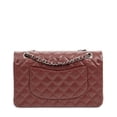 thumbnail image 5 of Pre-Owned Chanel Maroon Classic Double Flap 26 Shoulder Bag Quilted Caviar Leather, 5 of 8